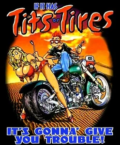 2-PACK TITS HOT ROD RAT FINK MOTORCYCLES TOOLS GUNS STICKERS - Bild 1 von 1