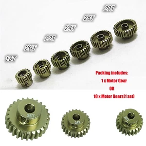 48P 7075 Hardened Motor Gear Parts for XIS CS R31 SCX10 RC Car Model Accessories - Picture 1 of 5