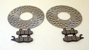 2013 Yamaha YXR700 700 Rhino Fl 4X4 Auto Front Brake Rotors And Front Brake Pads - Picture 1 of 1