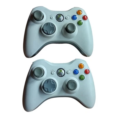 Lotto 2 Controller Originali Xbox 360 Wireless – Testati e Funzionanti - Immagine 1 di 4