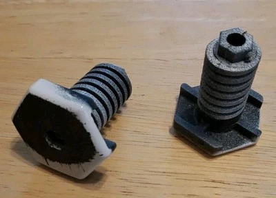 lot of 2 ~ 316272900 ~ Frigidaire ~ Range Rear Leveling Leg / Foot ~ FGGF3054KWK - Image 1 of 4