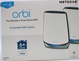 Système réseau NETGEAR Orbi Whole Home Tri-band WiFi 6 mailles (RBK852) - Photo 1/16