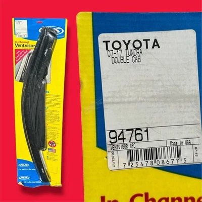 ✅ Viseira de ventilação de montagem externa AVS 2007-2021 Toyota Tundra cabine dupla *SELADA - Imagem 1 de 4