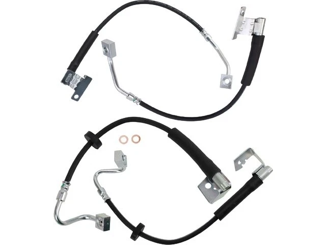 Juego de mangueras de freno delanteras y traseras para Lincoln Town Car 2004 2003-2009, 2011 RK263ZN Foto 1 de 1