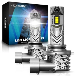 NOVSIGHT 9005 HB3 LED Headlight Super Bright Bulbs Kit White 22000LM Hi/Low Beam - Picture 1 of 14