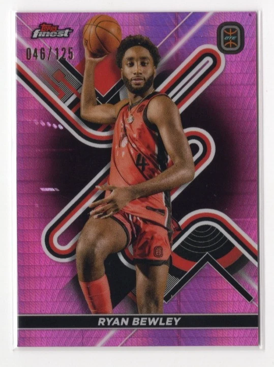 2022/23 TOPPS FINEST OVERTIME ELITE RYAN BEWLEY PINK REFRACTOR RC (046/125) - Image 1 of 1