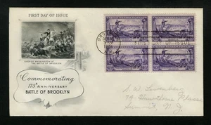 1951 FDC sc 1003 Battle Of Brooklyn Anniversary First Day Cover Brooklyn, NY 1 - Picture 1 of 2