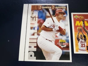 Darren Daulton Philadelphia Phillies 1993 Topps Full Shot Extra White Border - Picture 1 of 6