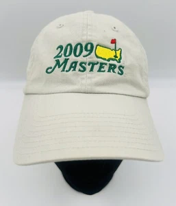 2009 Masters "American Needle" golf cap, adjustable hat, khaki cotton. - Foto 1 di 8