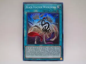 Yugioh! Schwarzfederwirbelwind - DABL-DE052 - Super Rare - 1. Auflage NM - Bild 1 von 1