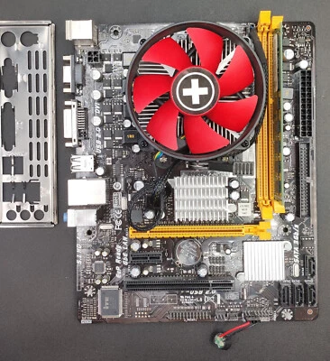 Mainboard Biostar A960+V2 V.6.1 AM3+ & AMD FX 8320E + 8GB RAM DDR3 1600Mhz - Bild 1 von 4