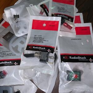 NOS Radio Shack Assorted Switches Ham Radio Electronic Repair Maker Parts