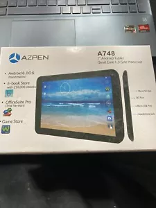 Azpen A748 4GB, 7in - Black Tablet used ( project tablet ) works but has slow OS - Picture 1 of 5