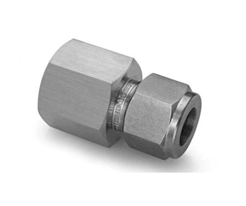 1/4" Tube x 1/2" FNPT 316ss Female Connector Fitting Swagelok SS-400-7-8 - Image 1 of 1