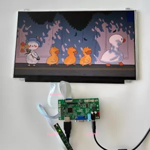 PS PC 15,6" Bildschirm 1366X768 Panel LED DIY + EDP Controller Board KIT VGA HDMI - Bild 1 von 7