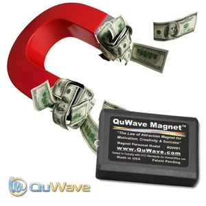 QuWave Law of Attraction Magnet QWM1B - Improves Success Happiness Wealth Health - Picture 1 of 9
