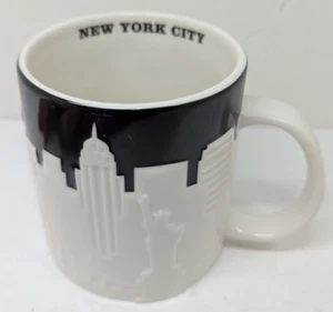 Starbucks New York City NYC Skyline Mug Cup Collectors Series 2012 Taxi Cab 16oz - Picture 1 of 12
