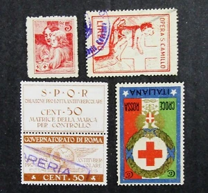 nystamps Italy Mint Red Cross Stamp Rare A25x798 - Picture 1 of 2