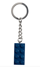 LEGO 2x4 EARTH BLUE BRICK KEYRING KEYCHAIN 854237 Collectible NEW