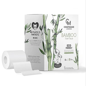 COMFIMAXE® 100% Bamboo Toilet Paper | 3Ply Toilet Paper | Eco-Friendly Packaging - Picture 1 of 32
