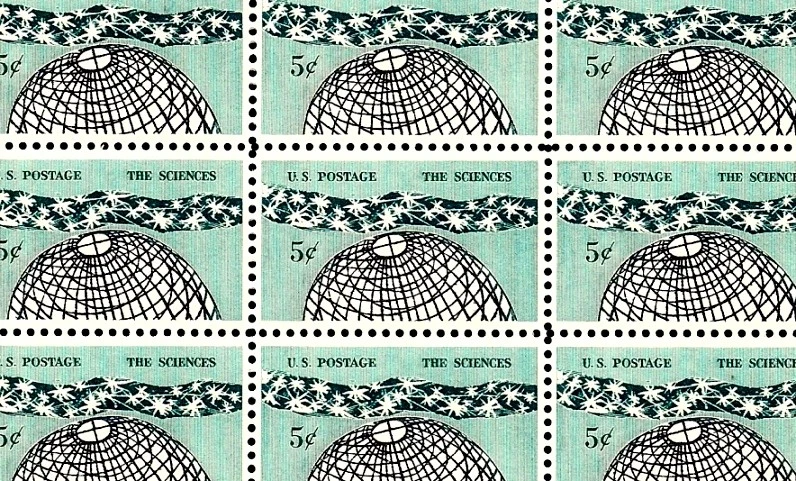 THE SCIENCES (1963) - Full Mint -MNH- Sheet of 50 Postage Stamps - #1237  - Image 1 of 1