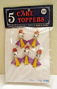 20 cake topper stuzzicadenti boy scout in 4 confezioni mai aperte vecchio magazzino - Foto 1 di 1