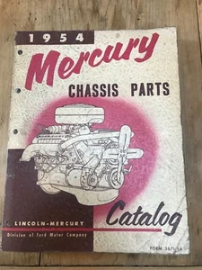 Lincoln-Mercury Dealer Chassis Parts Catalog Manual Book 1954 - Picture 1 of 5