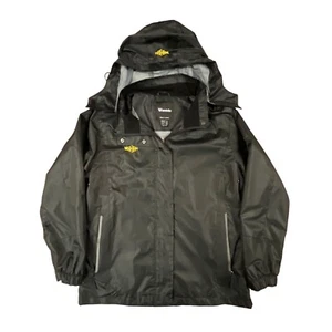 Wantdo Jacket Mens Medium Black Waterproof Jacket Windproof Rain Windbreaker - Picture 1 of 10