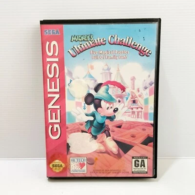 Mickey’s Ultimate Challenge + Box - Sega Genesis - Tested & Working - Free Post - Image 1 of 4