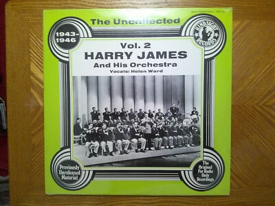 NEW SEALED HINDSIGHT LP RECORD/HARRY JAMES/HELEN WARD/1943-46 VOLUME 2 RADIO - Image 1 of 2