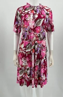 Maggy London Dress Pink Floral Print Women's Sz 0 NEW NWOT N123 - Image 1 of 3