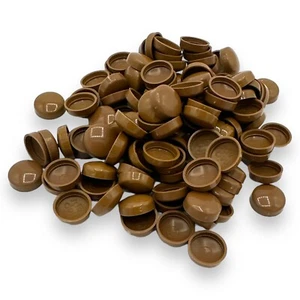 Tornillos de plástico de cubierta Snap-Caps™ marrón caoba de dos piezas brillante 10/12 g - Imagen 1 de 3