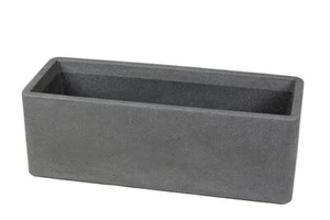 Pflanzkasten Kübel 80cm schwarz granit bruchsicher frostfest doppelwandig - Bild 1 von 1