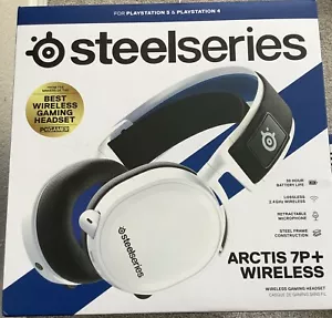 SteelSeries Arctis 7P+ Bluetooth Wireless Gaming Headset für Playstation4/5 Weiß - Bild 1 von 8
