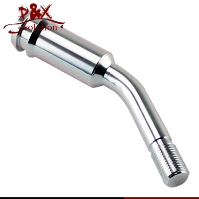 Silver Gear Shifter Extension Stick Knob Bent Lever for VW Transporter T4 Van - Image 1 of 4