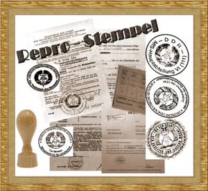 DDR Stempel MfS, GST, Stasi, Nationale Volksarmee (NVA), MdI, Volkspolizei, MZ - Bild 1 von 133