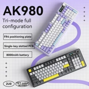 AJAZZ AK980 drahtlose mechanische Gaming-Tastatur Triple-Modus-Konnektivität mit - Bild 1 von 55