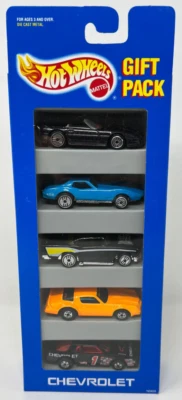 Hot Wheels 1993 - Chevrolet paquete de regalo de 5 autos #12403 nuevo sin abrir sellado de colección 1:64 Foto 1 de 4