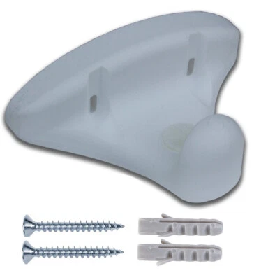 ClipOn Door Stop Door Holder with Mounting Hardware - Door Wall Protector Wall Door Stop - Image 1 of 2