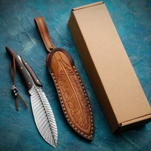 Damasco polvo acero alta dureza cuchillo colección juego exterior cuchillo supervivencia - Imagen 1 de 7