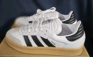 Adidas Samba XLG Sneakers Bianco Nero Gomma IE1377 Uomo Taglia 10 Nuove Con Scatola - Foto 1 di 7