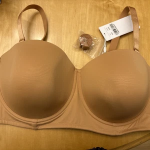 Reggiseno HSLA beige stile 1000 44D senza spalline imbottito u/w nuovo con etichetta - Foto 1 di 8