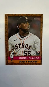 2025 Topps Heritage Ronel Blanco 1976 Border Parallel SSP #19/76 ๐ฅ๐ฅ Astros - Picture 1 of 3