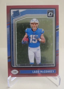 2024 PANINI DONRUSS OPTIC LADD MCCONKEY RATED ROOKIE RED STARS PRIZM #266 - Picture 1 of 2