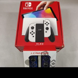 Console de jeux vidéo Nintendo Switch OLED HEG-001 noir/blanc - Photo 1/10