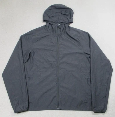 ExOfficio Jacket Mens Large Gray Hooded Insect Shield Full Zip Ripstop Travel - Image 1 of 4