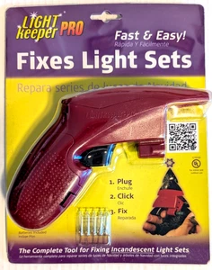 Light Keeper Pro Repair Tool Fixes Incandescent String Light Sets - Picture 1 of 3