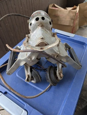 Antique Barber Head Massager 1929 Blud-Rub Mechanical Steel  - Image 1 of 4