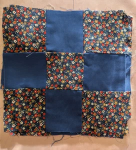 5 Stück, 9 Patch Quilt Quadrate - Bild 1 von 2