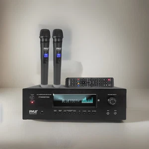 New Pyle PT888BTWM 1000W Bluetooth Home Theater Karaoke Receiver - 5.2-Ch Stereo - Picture 1 of 4